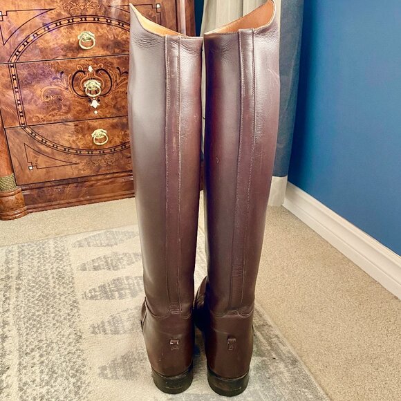 Dehner Blucher Field Equestrian Boots in Tan Calfskin - Picture 6 of 13